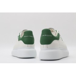 AMQ oversized sneakers with green heel