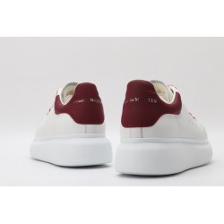 AMQ oversized sneakers with red heel