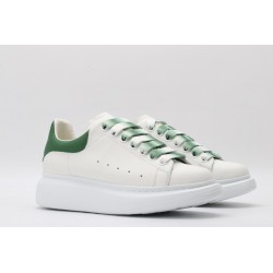 AMQ oversized sneakers with green heel