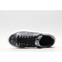 AMQ black oversized sneakers