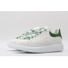 AMQ oversized sneakers with green heel