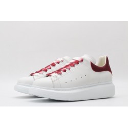 AMQ oversized sneakers with red heel