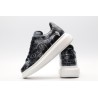 AMQ black oversized sneakers