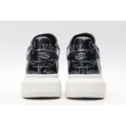 AMQ black oversized sneakers