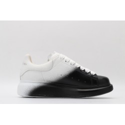 AMQ white&amp;black oversized sneakers