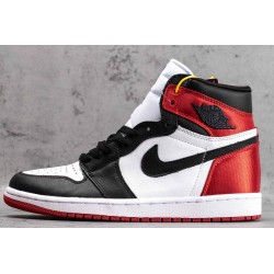 AJ 1 Retro High Satin Black Toe