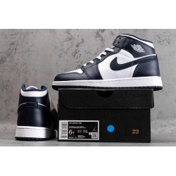 AJ 1 Mid \"Obsidian\"