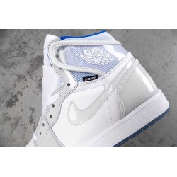 AJ 1 Zoom White Racer Blue