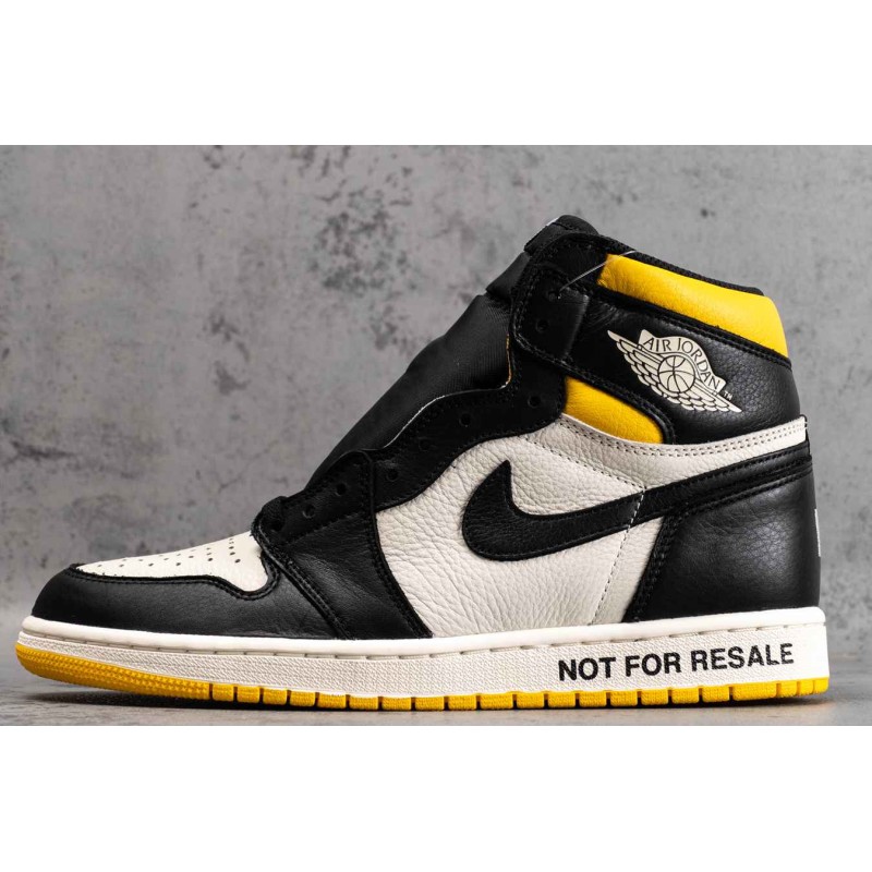 AJ 1 Retro High \"Not for Resale\" Varsity Maize