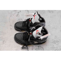 AJ 5 Retro Off-White Black