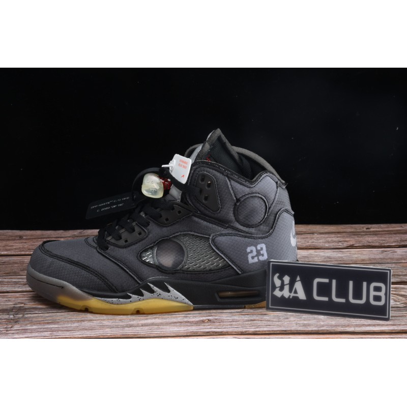 AJ 5 Retro OW Black