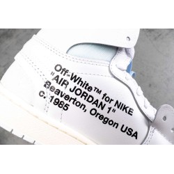 AJ 1 Retro High OW White