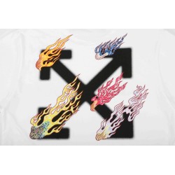 OW Takashi Murakami Fire T-shirt