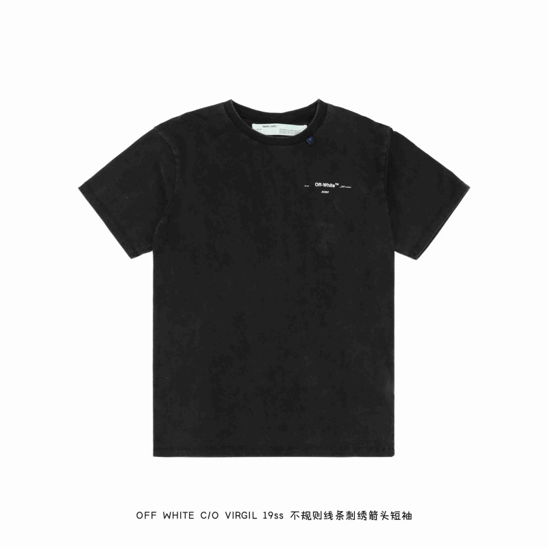 OFF WHITE C/O VIRGIL 19ss Irregularly Embroidered Arrow