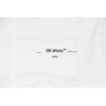 OW C/O VIRGIL 19ss Irregularly Embroidered Arrow-White