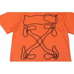 OW C/O VIRGIL 19ss Irregularly Embroidered Arrow-Orange