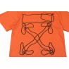 OW C/O VIRGIL 19ss Irregularly Embroidered Arrow-Orange