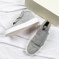 FOG Front Flap Mid-top Skate Sneakers Grey