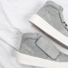 FOG Front Flap Mid-top Skate Sneakers Grey