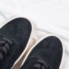 FOG Grey Suede Lace-Up