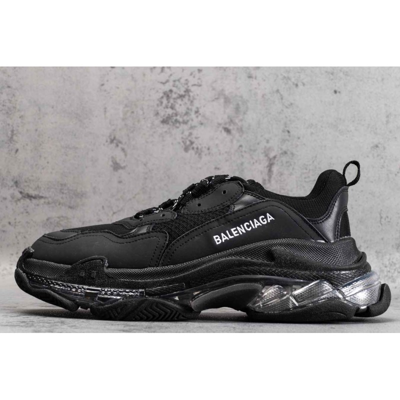 BCG Triple S Trainer \"Triple Black\" 2018