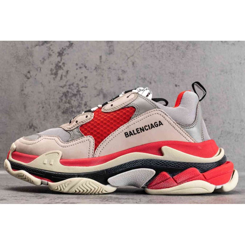 BCG Triple S Trainer \"Grey Red\"