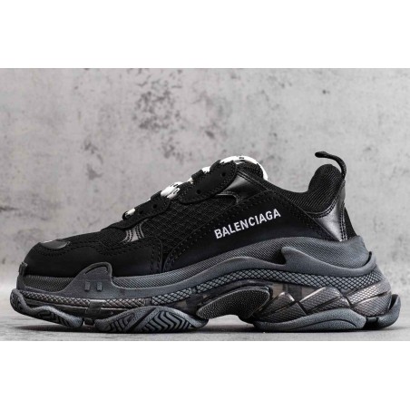 BCG Triple S Sneakers Black 2020 SS