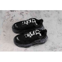 BCG Triple S Sneakers Black 2020 SS