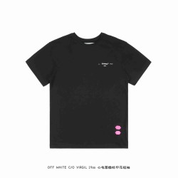 OW C/O VIRGIL 19ss ECG Printing Tee-Black