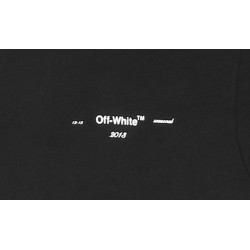 OW C/O VIRGIL 19ss ECG Printing Tee-Black