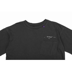 OW C/O VIRGIL 18Fw Baisc Distressed Tee