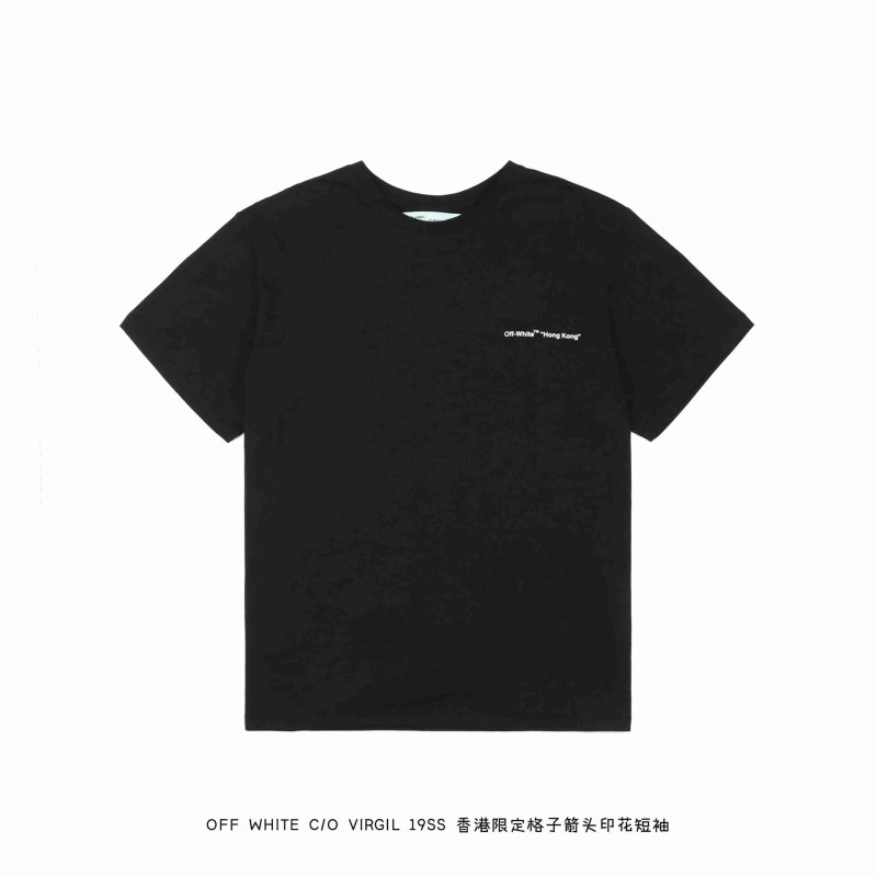 OW C/O VIRGIL 19SS Square Arrow Hongkong Limited Edition-black