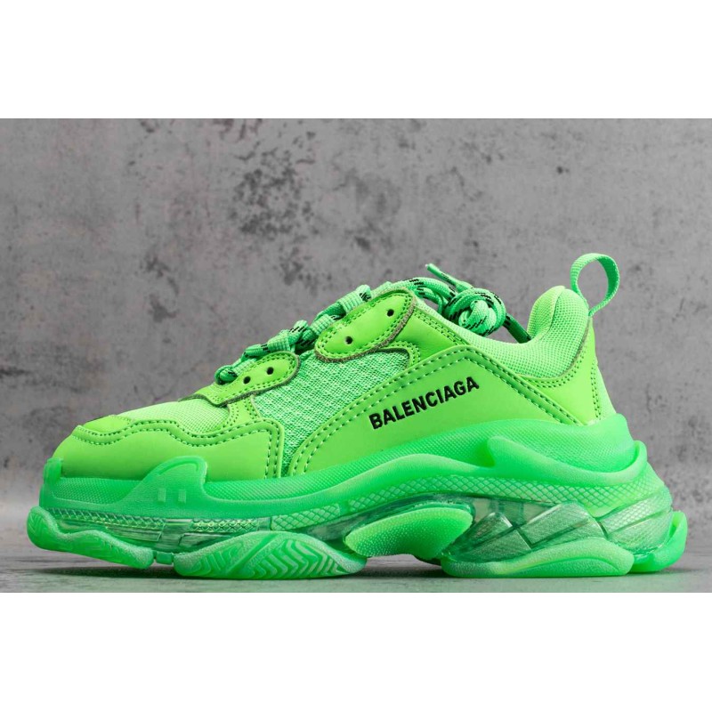 BLG Triple S Neon Green C*Lear Sole