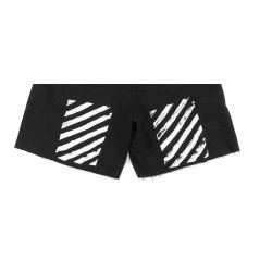 OW C/O VIRGIL 16SS Waves Rendering Stripe Shorts