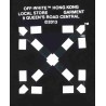 OW C/O VIRGIL 19SS Square Arrow Hongkong Limited Edition-black