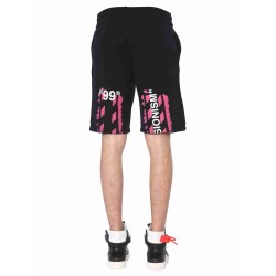 OW C/O VIRGIL 19ss “99” Black-Pink Doodles Arrow Shorts