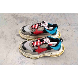 BCG Triple S Grey Red Blue (2018 Reissue)