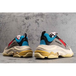 BCG Triple S Grey Red Blue (2018 Reissue)