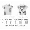 OW C/O VIRGIL 18Fw Ink Rendering Rhinestone Tee