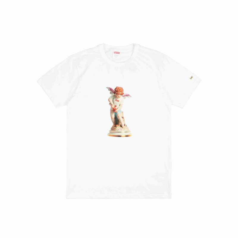 Supreme 19ss Cupid Printing -White