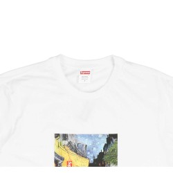 Supreme 19ss the Outdoor Cafe in Arle‘s Night- White