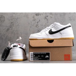 SB Dunk Low Orange Label White