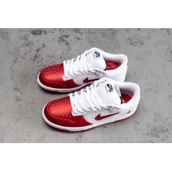 SB Dunk Low Supreme Jewel Swoosh Red