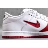 SB Dunk Low Supreme Jewel Swoosh Red