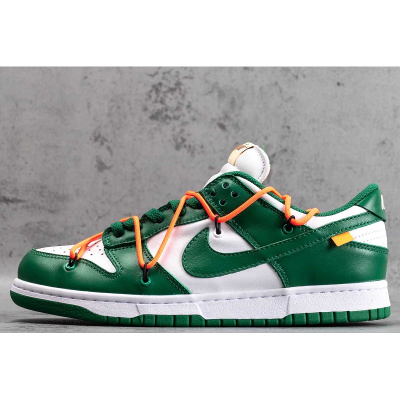 Dunk Low Off-White Pine Green