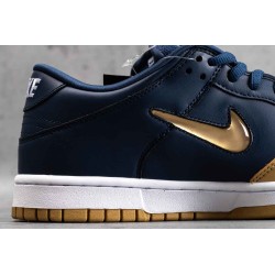 SB Dunk Low Supreme Jewel Swoosh Gold