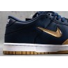 SB Dunk Low Supreme Jewel Swoosh Gold