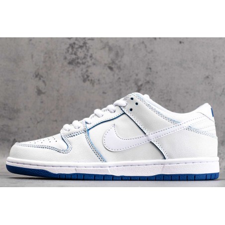 SB Dunk Low Premium White Game Royal