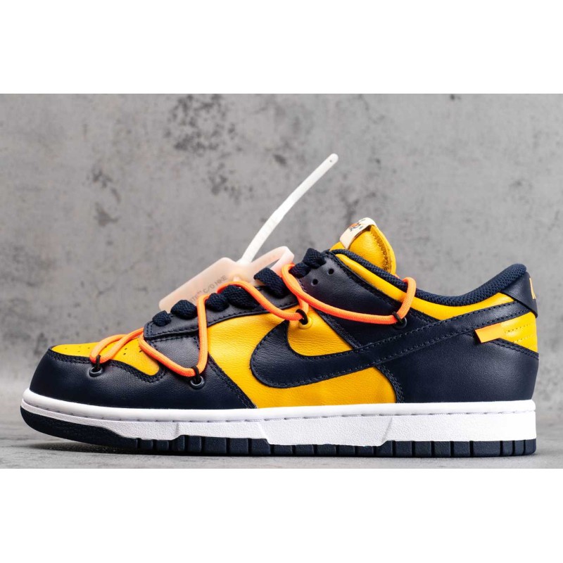 OFF-WHITE x Dunk Low \"University Gold\"