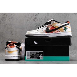 SB Dunk Low Raygun Tie-Dye White